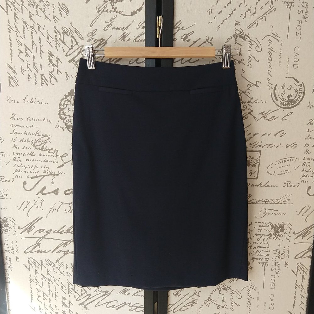 Banana Republic Navy Skirt size 4P